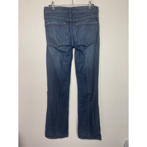 J. Crew Sz 28 Bootcut Jeans Medium Wash Denim Low Rise Cotton Stretch Classicore - Picture 4 of 10